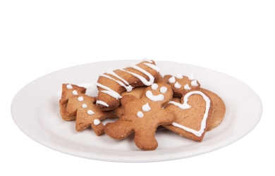 Classic gingerbreads with frosting