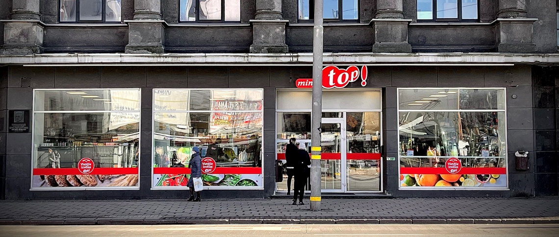 Rīgā atvērts jauns vietējais veikals “mini top!”