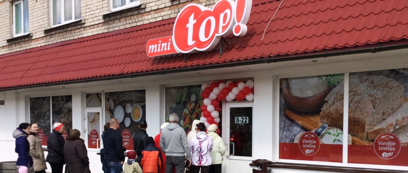 Jelgavā atvērts sestais vietējais veikals “top!”